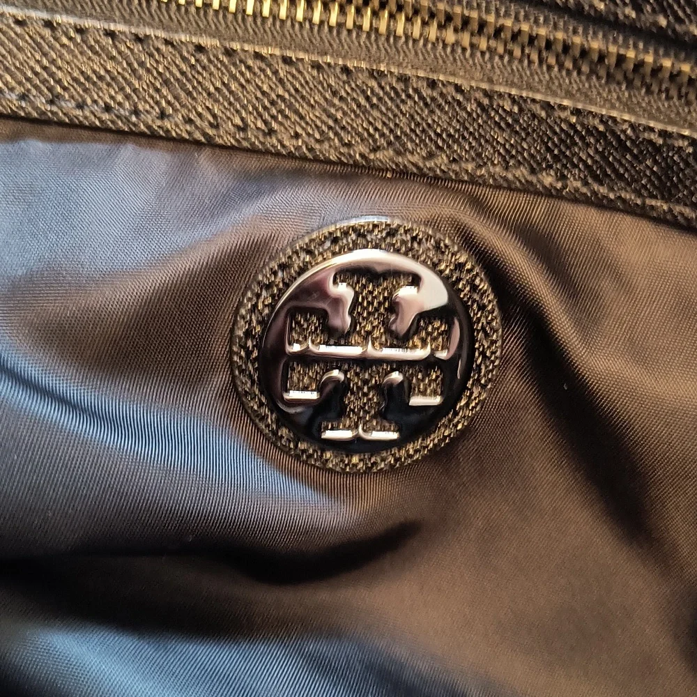 Tory Burch Flower Cluster Tote in Black - Picture 12 of 14